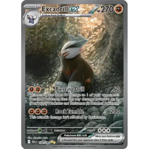 Scarlet & Violet - Black Bolt 168/086 - Excadrill ex  [Special Illustration Rare]