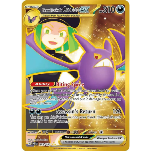 Scarlet & Violet - Destined Rivals 242/182 - Team Rocket's Crobat ex [Hyper Rare]